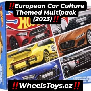 ‼️Novinka Hot Wheels European Car Culture Themed Multipack (2023)‼️Více na www.wheelstoys.cz